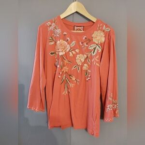 Johnny Was Vienna Kimono Sleeve Tee